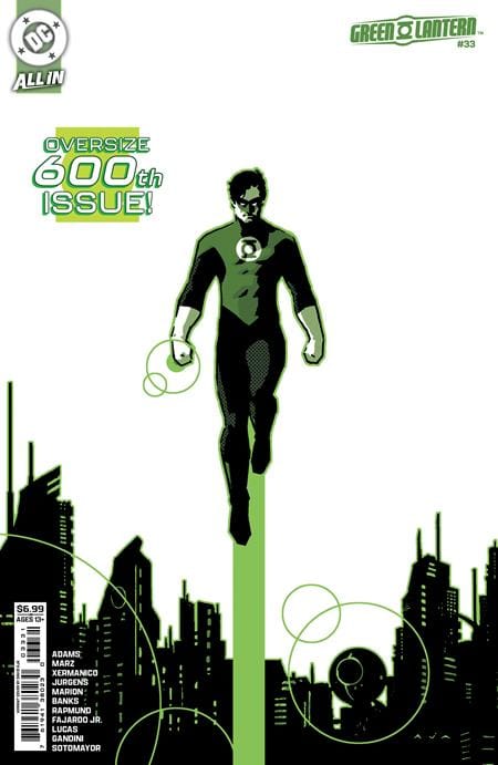 DC Comics NEW THIS WEEK GREEN LANTERN #33 CVR C DAVID AJA CARD STOCK VAR (#600) (VF/NM)