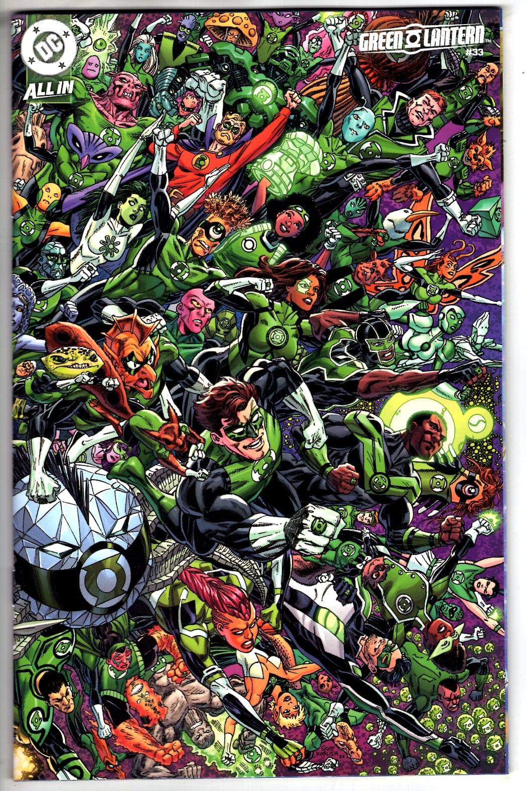 DC Comics NEW THIS WEEK GREEN LANTERN #33 CVR F SCOTT KOBLISH LEGACY WRAPAROUND CARD STOCK VAR (#600) (VF/NM)