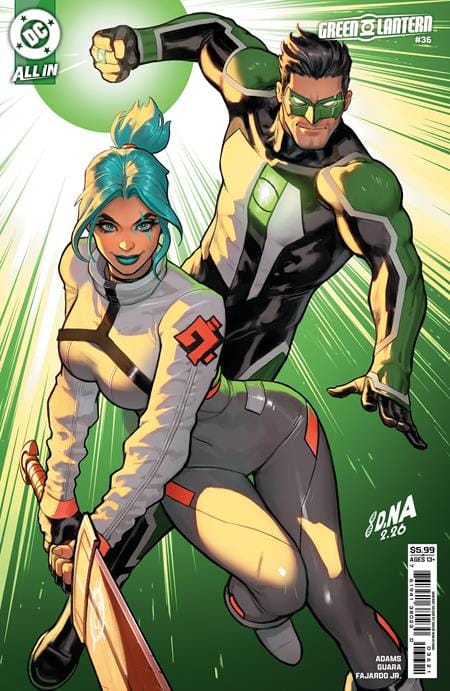 DC Comics NEW THIS WEEK GREEN LANTERN #36 CVR B DAVID NAKAYAMA CARD STOCK VAR (VF/NM)