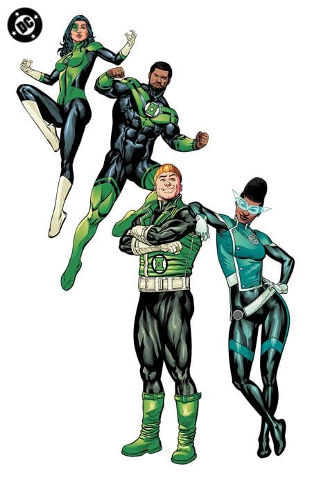 DC Comics NEW THIS WEEK GREEN LANTERN CORPS #14 CVR E FERNANDO PASARIN CORNER BOX SPOT FOIL VAR (VF/NM)