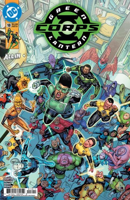 DC Comics NEW THIS WEEK GREEN LANTERN CORPS #18 CVR A FERNANDO PASARIN (VF/NM)