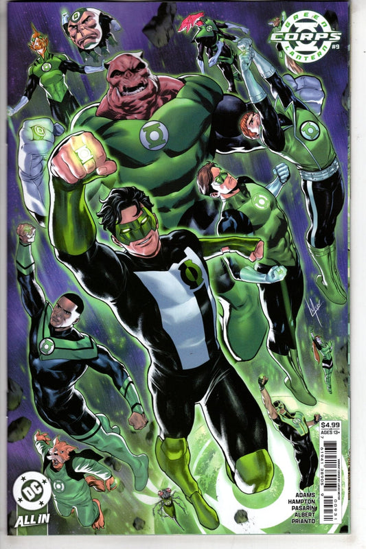 DC Comics NEW THIS WEEK GREEN LANTERN CORPS #9 CVR C LUCAS MEYER CARD STOCK VAR (STARBREAKER SUPREMACY)