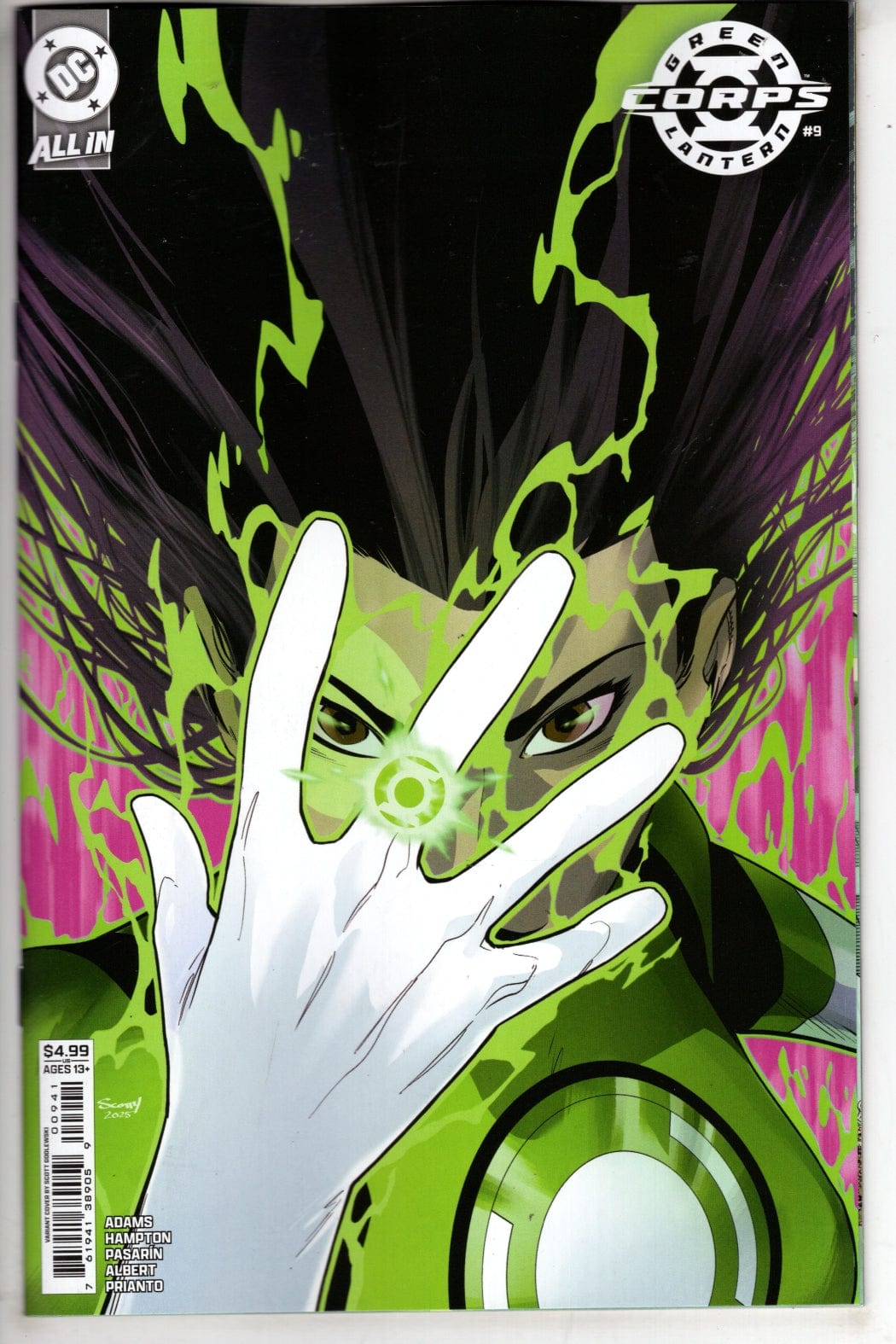 DC Comics NEW THIS WEEK GREEN LANTERN CORPS #9 CVR D SCOTT GODLEWSKI CARD STOCK VAR (STARBREAKER SUPREMACY)