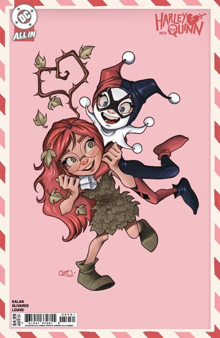 DC Comics NEW THIS WEEK HARLEY QUINN #59 CVR E CHRISSIE ZULLO VALENTINES DAY CARD STOCK VAR (VF/NM)