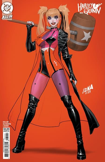 DC Comics NEW THIS WEEK HARLEY QUINN #60 CVR B DAVID NAKAYAMA CARD STOCK VAR (VF/NM)