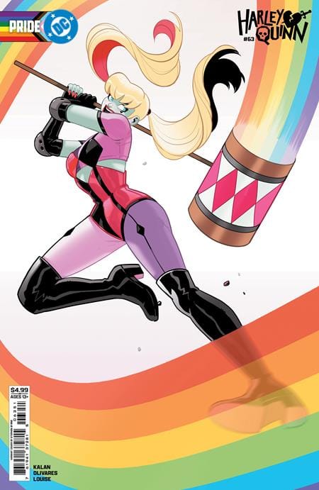 DC Comics NEW THIS WEEK HARLEY QUINN #63 CVR E STEPHEN BYRNE DC PRIDE CARD STOCK VAR (VF/NM)