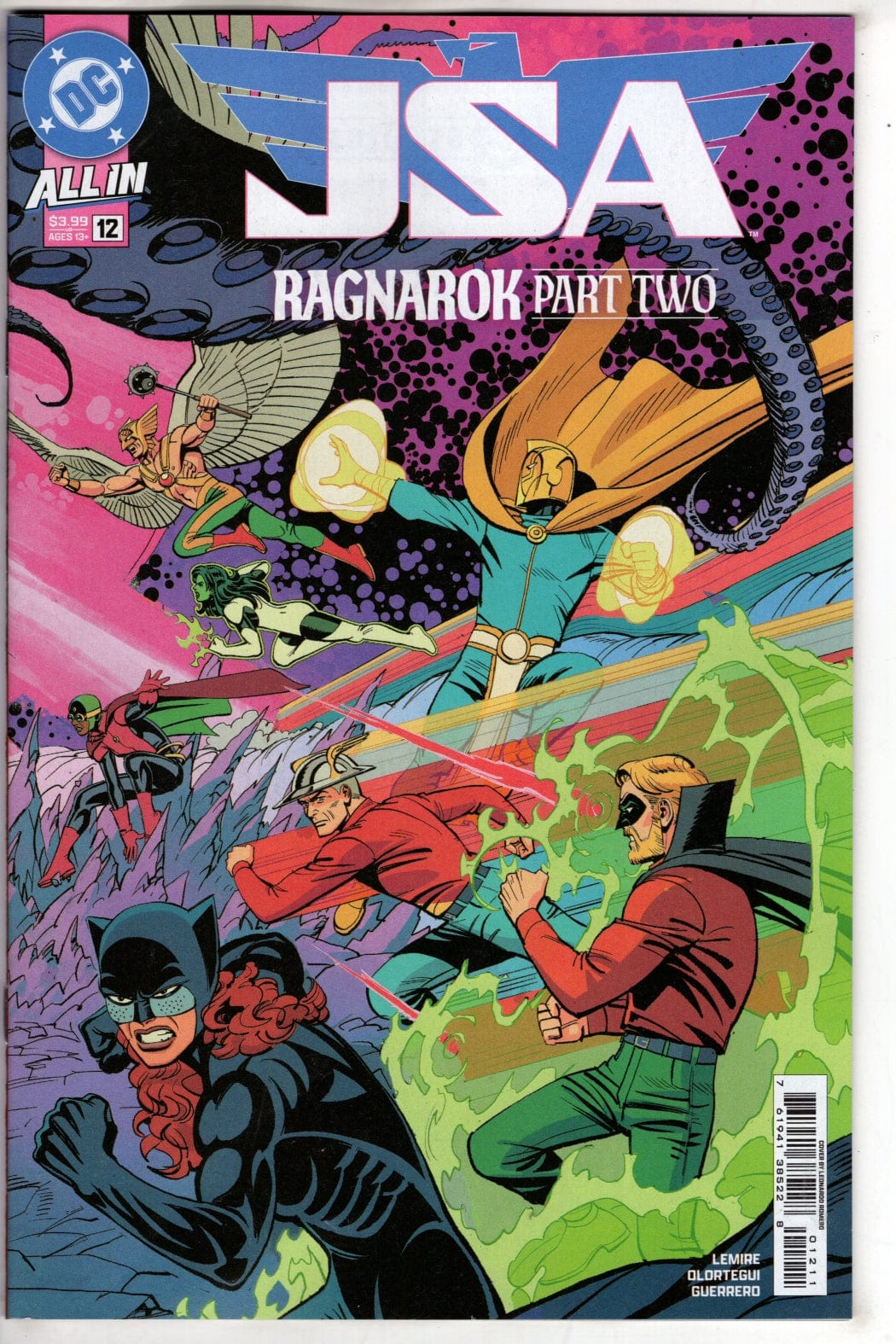 DC Comics NEW THIS WEEK JSA #12 CVR A LEONARDO ROMERO
