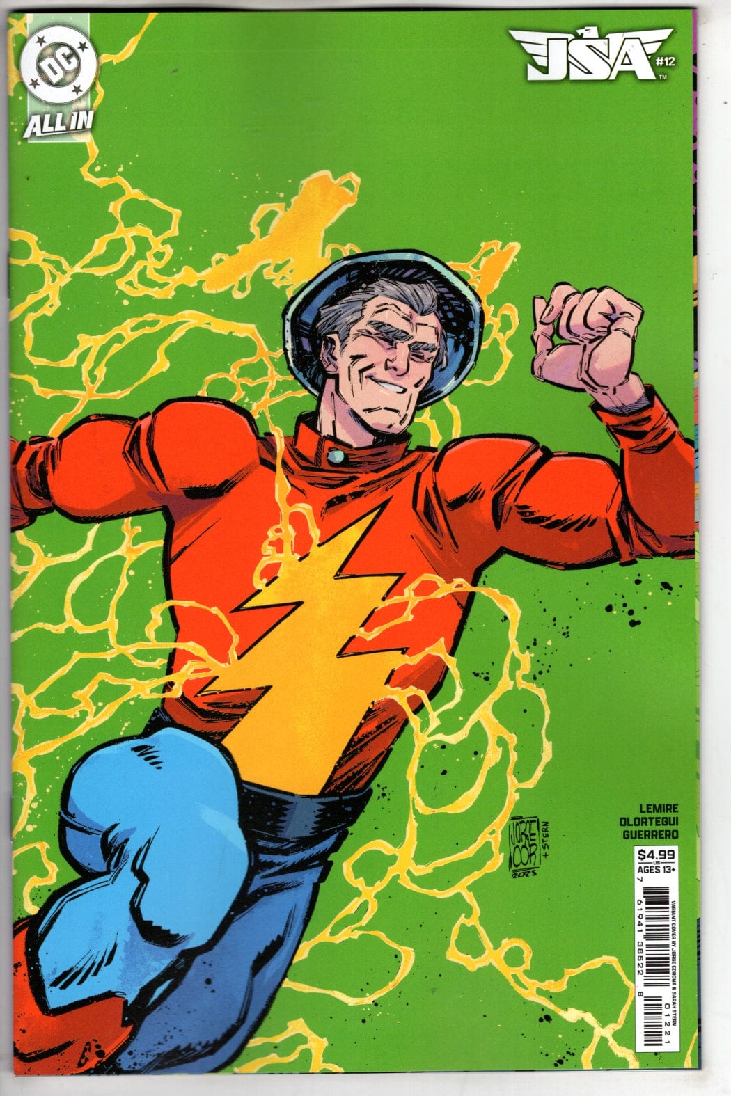 DC Comics NEW THIS WEEK JSA #12 CVR B JORGE CORONA CARD STOCK VAR