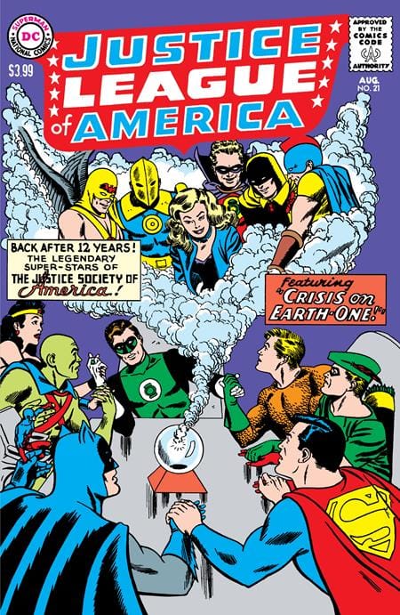 DC Comics NEW THIS WEEK JUSTICE LEAGUE OF AMERICA #21 FACSIMILE EDITION CVR A MIKE SEKOWSKY [VF/NM]