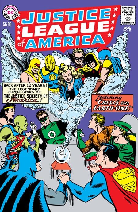 DC Comics NEW THIS WEEK JUSTICE LEAGUE OF AMERICA #21 FACSIMILE EDITION CVR B MIKE SEKOWSKY FOIL VAR [VF/NM]