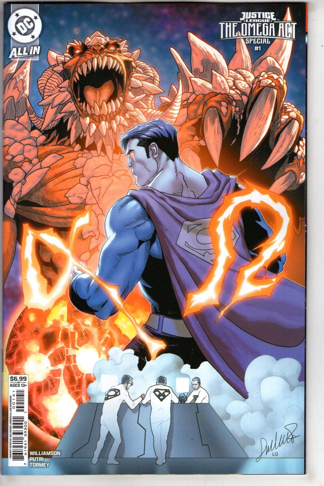 DC Comics NEW THIS WEEK JUSTICE LEAGUE THE OMEGA ACT SPECIAL #1 (ONE SHOT) CVR D SALVADOR LARROCA CARD STOCK VAR (DC K.O.)