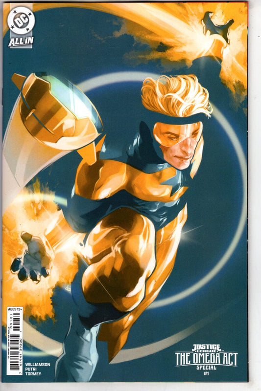 DC Comics NEW THIS WEEK JUSTICE LEAGUE THE OMEGA ACT SPECIAL #1 (ONE SHOT) CVR E INC 1:25 DON AGUILLO CARD STOCK VAR (DC K.O.)