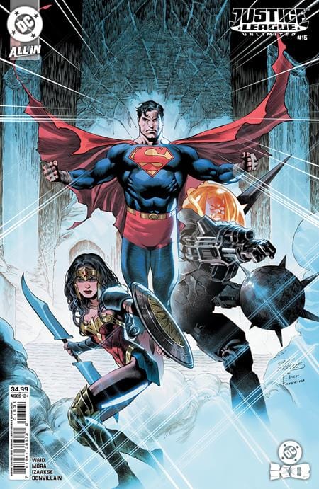 DC Comics NEW THIS WEEK JUSTICE LEAGUE UNLIMITED #15 CVR C EDDY BARROWS & EBER FERREIRA CARD STOCK VAR (DC K.O.) (VF/NM)