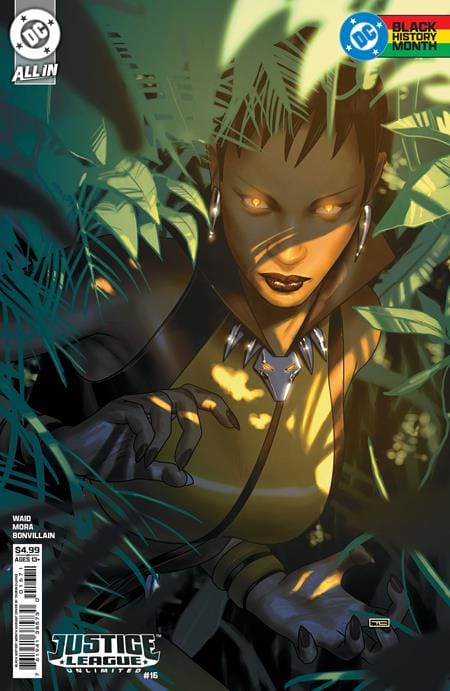 DC Comics NEW THIS WEEK JUSTICE LEAGUE UNLIMITED #16 CVR G TAURIN CLARKE BLACK HISTORY MONTH CARD STOCK VAR (DC K.O.) (VF/NM)