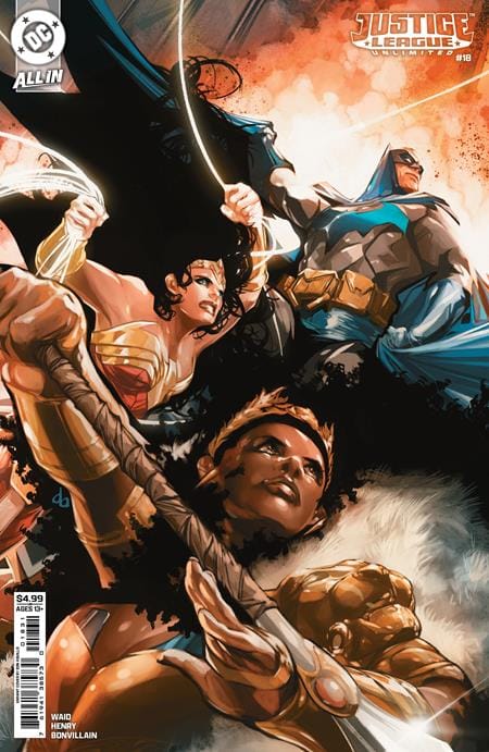 DC Comics NEW THIS WEEK JUSTICE LEAGUE UNLIMITED #18 CVR C DON AGUILLO CARD STOCK VAR (DC K.O.) (VF/NM)