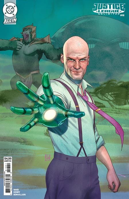 DC Comics NEW THIS WEEK JUSTICE LEAGUE UNLIMITED #18 CVR D KEVIN WADA CARD STOCK VAR (DC K.O.) (VF/NM)