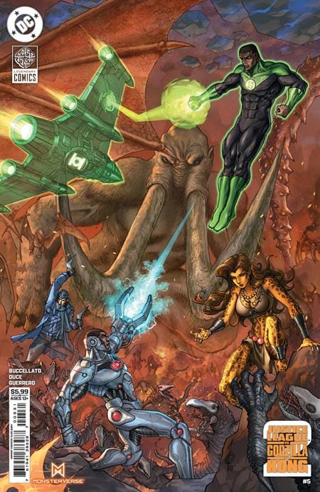 DC Comics NEW THIS WEEK JUSTICE LEAGUE VS GODZILLA VS KONG 2 #5 (OF 7) CVR B ALAN QUAH CARD STOCK VAR