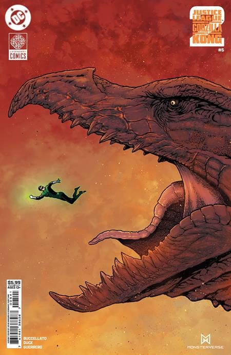 DC Comics NEW THIS WEEK JUSTICE LEAGUE VS GODZILLA VS KONG 2 #5 (OF 7) CVR D KEVIN MAGUIRE CARD STOCK VAR