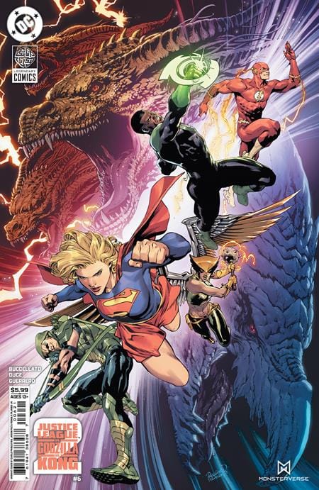 DC Comics NEW THIS WEEK JUSTICE LEAGUE VS GODZILLA VS KONG 2 #6 (OF 7) CVR B CARLO PAGULAYAN CARD STOCK VAR