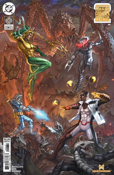 DC Comics NEW THIS WEEK JUSTICE LEAGUE VS GODZILLA VS KONG 2 #6 (OF 7) CVR C ALAN QUAH CARD STOCK VAR