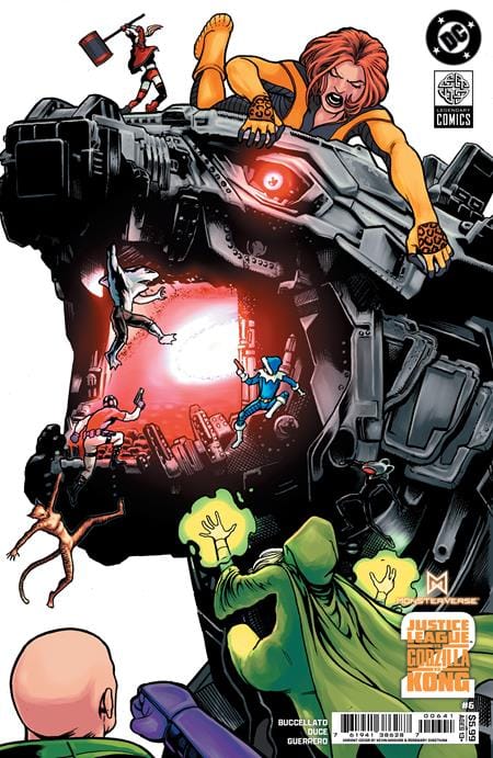 DC Comics NEW THIS WEEK JUSTICE LEAGUE VS GODZILLA VS KONG 2 #6 (OF 7) CVR D KEVIN MAGUIRE CARD STOCK VAR