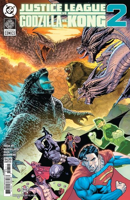 DC Comics NEW THIS WEEK JUSTICE LEAGUE VS GODZILLA VS KONG 2 #7 (OF 7) CVR A CHRISTIAN DUCE (VF/NM)