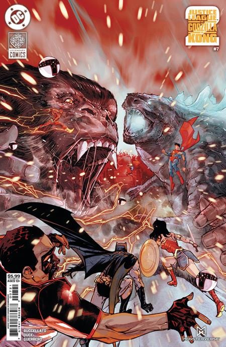 DC Comics NEW THIS WEEK JUSTICE LEAGUE VS GODZILLA VS KONG 2 #7 (OF 7) CVR D CARMINE DI GIANDOMENICO CARD STOCK VAR (VF/NM)