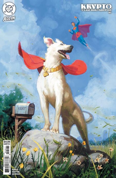 DC Comics NEW THIS WEEK KRYPTO THE LAST DOG OF KRYPTON #5 (OF 5) CVR B DAVID TALASKI CARD STOCK VAR