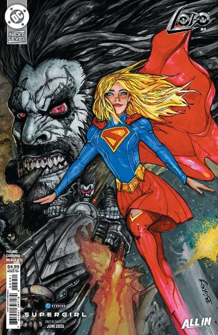 DC Comics NEW THIS WEEK LOBO #4 CVR E SIMON BISLEY SUPERGIRL MOVIE CARD STOCK VAR (VF/NM)