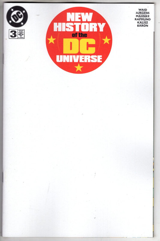 DC Comics NEW THIS WEEK NEW HISTORY OF THE DC UNIVERSE #3 (OF 4) CVR F BLANK VAR