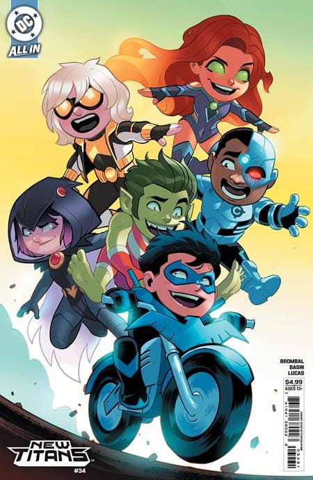 DC Comics NEW THIS WEEK NEW TITANS #34 CVR C STEPHEN BYRNE CARD STOCK VAR (VF/NM)