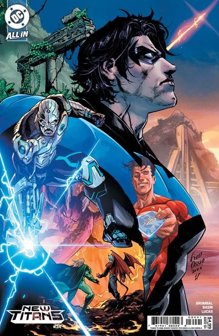DC Comics NEW THIS WEEK NEW TITANS #34 CVR D FICO OSSIO THINGS TO COME CARD STOCK VAR (VF/NM)