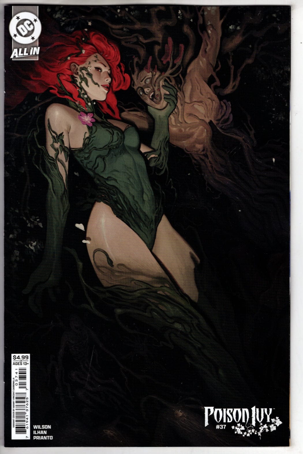 DC Comics NEW THIS WEEK POISON IVY #37 CVR D MANNY CARBONILLA CARD STOCK VAR