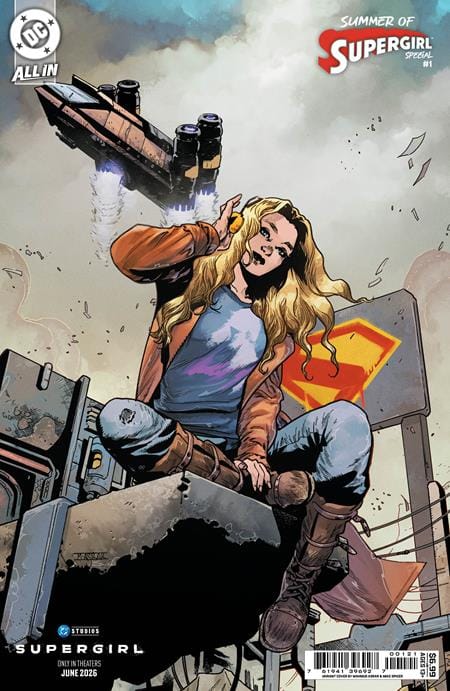 DC Comics NEW THIS WEEK SUMMER OF SUPERGIRL SPECIAL #1 (ONE SHOT) CVR D MAHMUD ASRAR SUPERGIRL MOVIE CARD STOCK VAR (VF/NM)