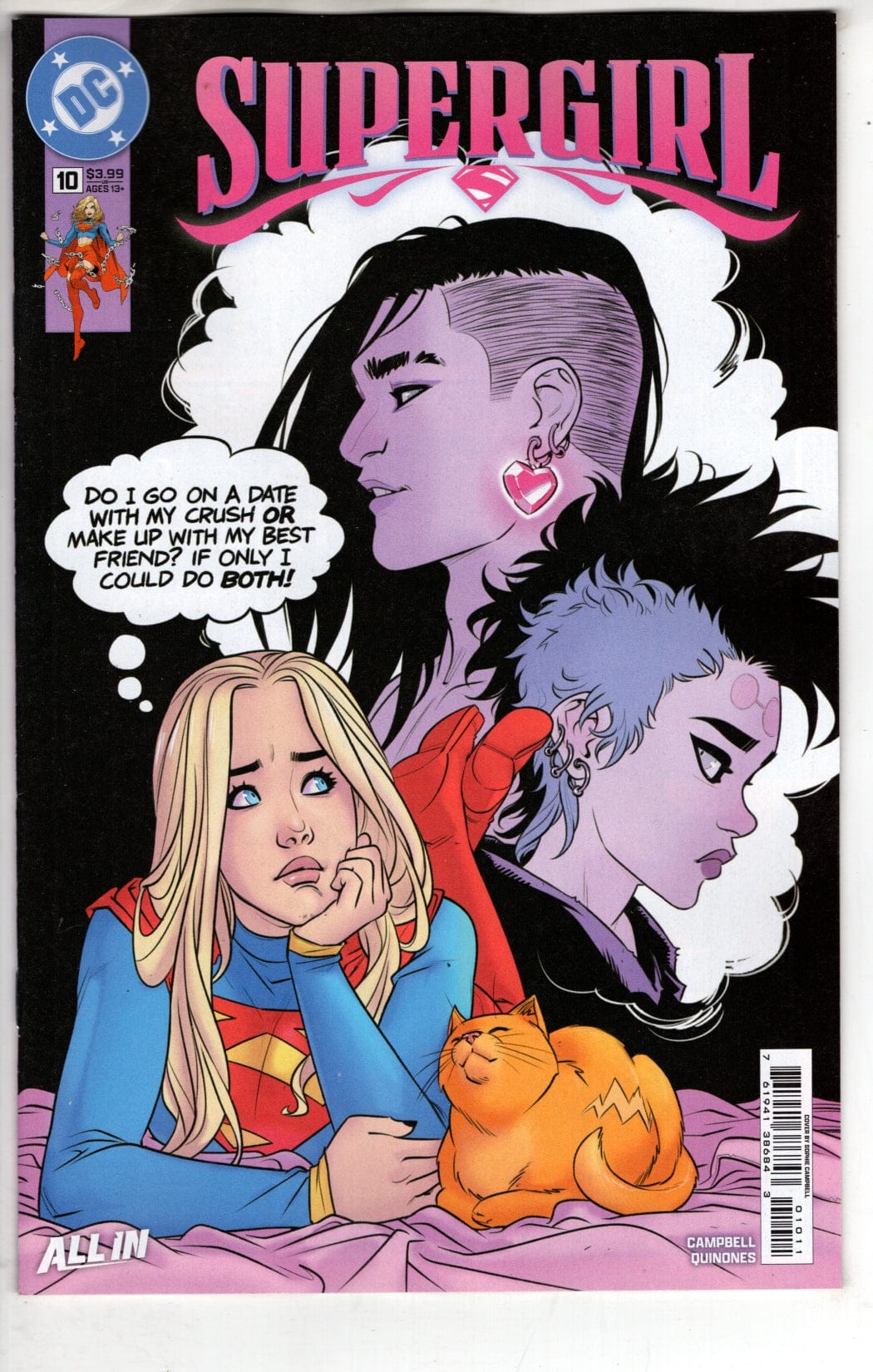 DC Comics NEW THIS WEEK SUPERGIRL #10 CVR A SOPHIE CAMPBELL (VF/NM)