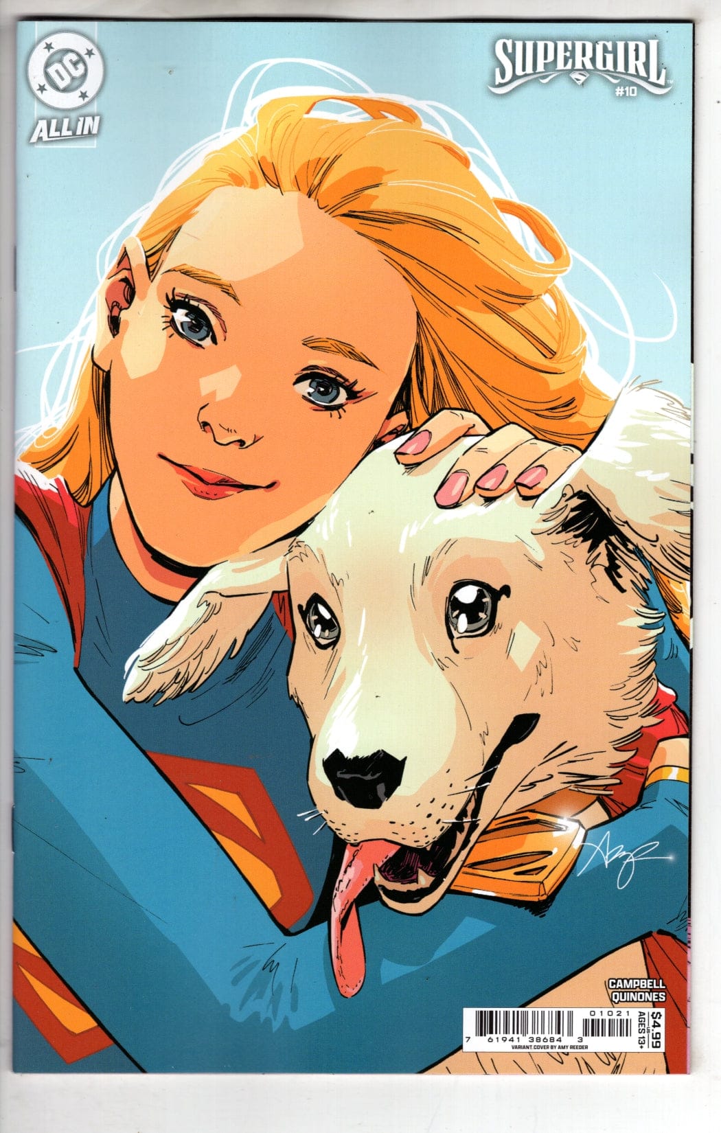 DC Comics NEW THIS WEEK SUPERGIRL #10 CVR B AMY REEDER CARD STOCK VAR (VF/NM)