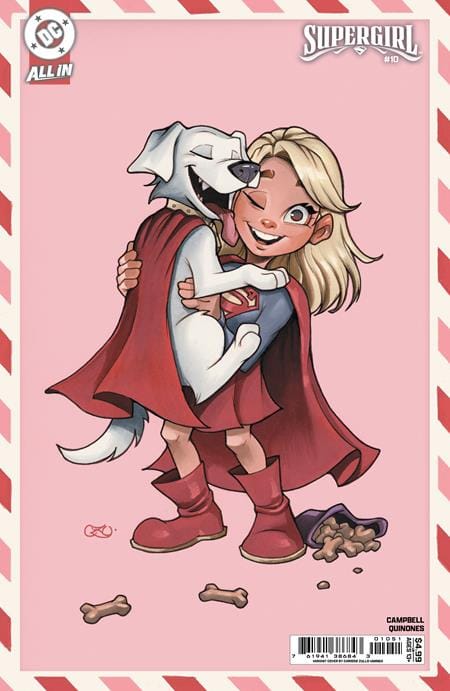 DC Comics NEW THIS WEEK SUPERGIRL #10 CVR E CHRISSIE ZULLO VALENTINES DAY CARD STOCK VAR (VF/NM)