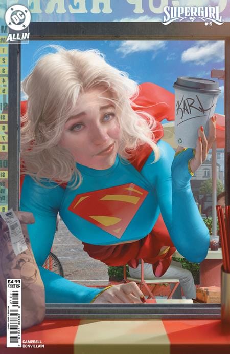 DC Comics NEW THIS WEEK SUPERGIRL #15 CVR C RAHZZAH CARD STOCK VAR (THE REIGN OF THE SUPERBOYS) (VF/NM)