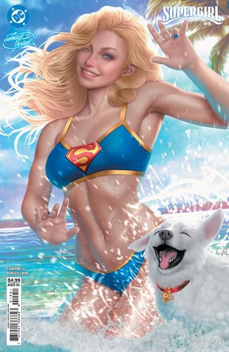 DC Comics NEW THIS WEEK SUPERGIRL #15 CVR E ARIEL DIAZ SWIMSUIT CARD STOCK VAR (THE REIGN OF THE SUPERBOYS) (VF/NM)