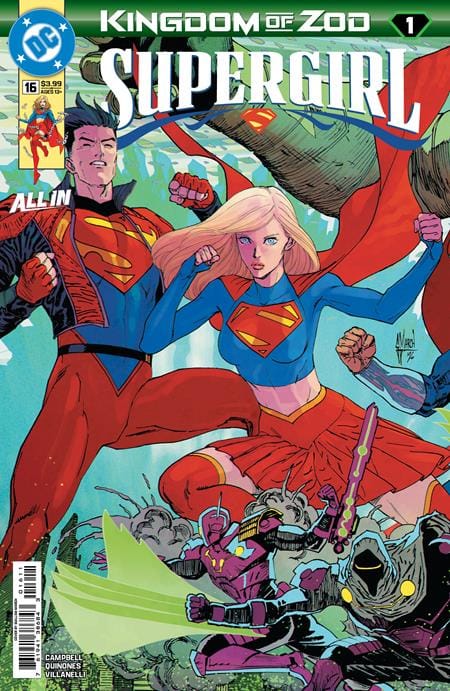 DC Comics NEW THIS WEEK SUPERGIRL #16 CVR A GUILLEM MARCH CONNECTING (KINGDOM OF ZOD) (VF/NM)