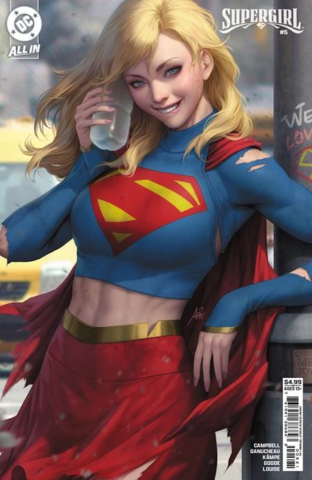 DC Comics NEW THIS WEEK SUPERGIRL #5 CVR B STANLEY ARTGERM LAU CARD STOCK VAR