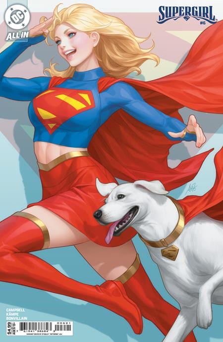 DC Comics NEW THIS WEEK SUPERGIRL #6 CVR B STANLEY ARTGERM LAU CARD STOCK VAR