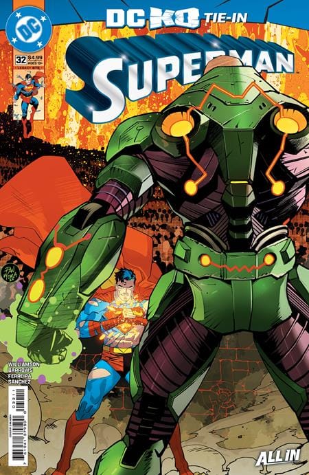 DC Comics NEW THIS WEEK SUPERMAN #32 CVR A DAN MORA (DC K.O.)