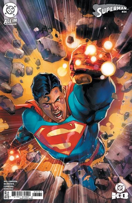 DC Comics NEW THIS WEEK SUPERMAN #34 CVR C ROD REIS CARD STOCK VAR (DC K.O.) (VF/NM)