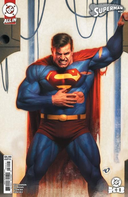 DC Comics NEW THIS WEEK SUPERMAN #34 CVR D ARIEL OLIVETTI CARD STOCK VAR (DC K.O.) (VF/NM)