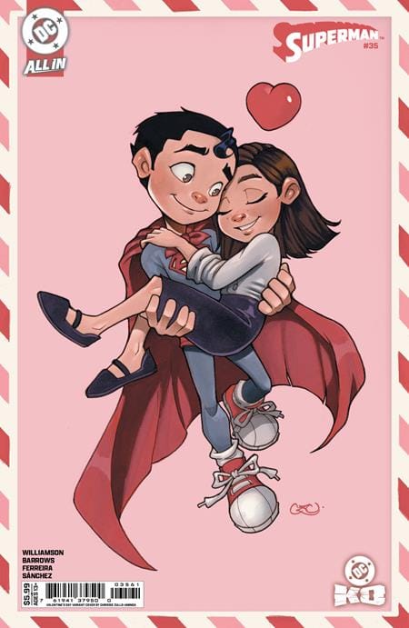 DC Comics NEW THIS WEEK SUPERMAN #35 CVR F CHRISSIE ZULLO VALENTINES DAY CARD STOCK VAR (DC K.O.) (VF/NM)