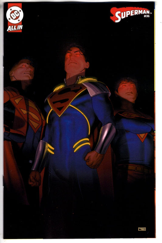 DC Comics NEW THIS WEEK SUPERMAN #36 CVR D TAURIN CLARKE WRAPAROUND CARD STOCK VAR (VF/NM)