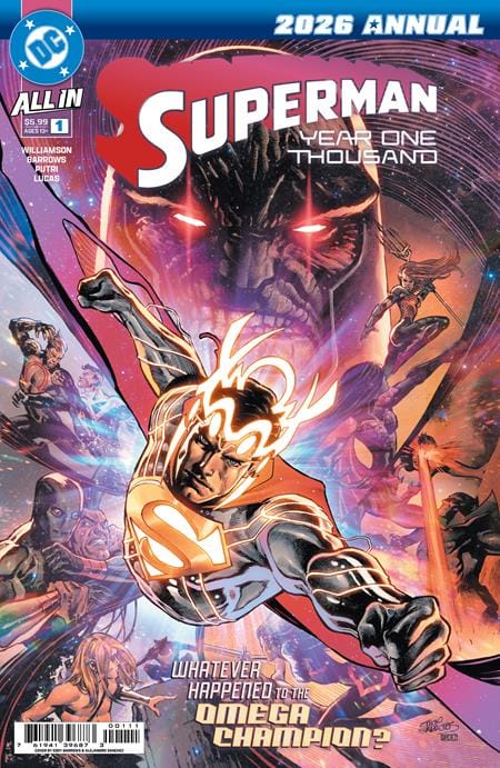 DC Comics NEW THIS WEEK SUPERMAN ANNUAL YEAR ONE THOUSAND #1 (ONE SHOT) CVR A EDDY BARROWS (DC K.O.) (VF/NM)