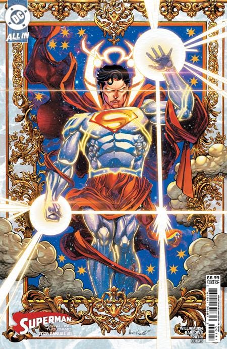 DC Comics NEW THIS WEEK SUPERMAN ANNUAL YEAR ONE THOUSAND #1 (ONE SHOT) CVR D MARIO FOCCILLO CARD STOCK VAR (DC K.O.) (VF/NM)