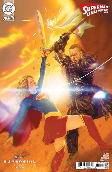 DC Comics NEW THIS WEEK SUPERMAN UNLIMITED #14 CVR D MITCH GERADS SUPERGIRL MOVIE CARD STOCK VAR (THE REIGN OF THE SUPERBOYS) (VF/NM)